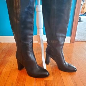 Michael kors High heel Leather Boots Size 9m